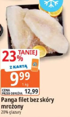 Panga filet bez skóry mrożony