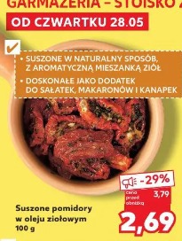 Suszone pomidory w oleju ziołowym