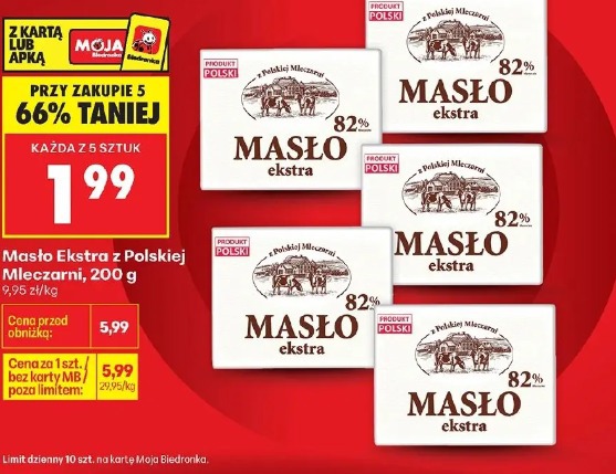 Masło Ekstra z Polskiej Mleczarni