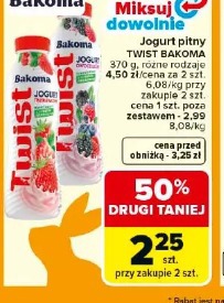 Jogurt pitny TWIST BAKOMA