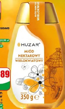 Miód wielokwiatowy z dozownikiem Huzar