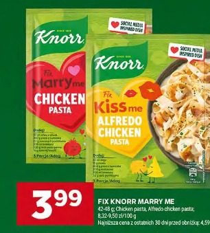 Fix Knorr Marry Me, Kiss Me Alfredo Chicken Pasta