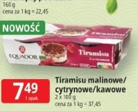 Tiramisu malinowe/cytrynowe/kawowe Loquador