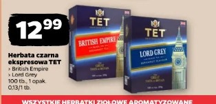 Herbata czarna ekspresowa TET British Empire Lord Grey