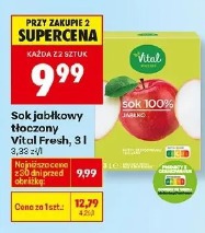 Sok jabłkowy tłoczony Vital Fresh