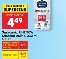 Śmietanka UHT 30% Mleczna Dolina