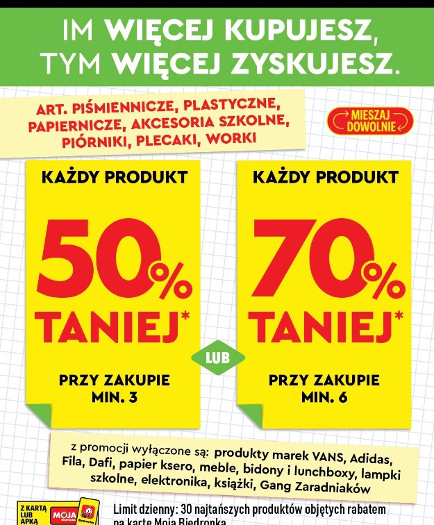 Art. piśmiennicze, plastyczne, papiernicze, akcesoria szkolne, piórniki, plecaki, worki