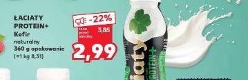Łaciaty Protein+ Kefir naturalny