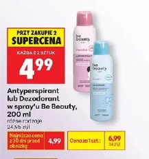 Antyperspirant lub dezodorant w sprayu Be Beauty