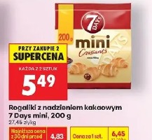 Rogaliki z nadzieniem kakaowym 7 Days mini