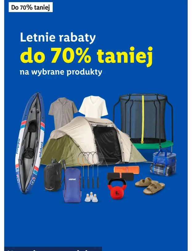 Letnie rabaty na wybrane produkty