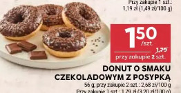 Donut o smaku czekoladowym z posypką