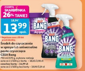 Środek do czyszczenia w sprayu lub uniwersalna pasta czyszcząca Cillit Bang