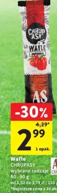 Chrupasy wafle z papryką