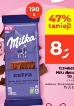 Czekolada Milka Alpine