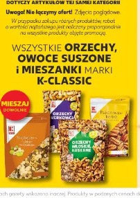 Wszystkie orzechy, owoce suszone i mieszanki marki K-Classic