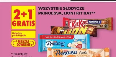 Wszystkie słodycze Princessa, Lion i Kit Kat