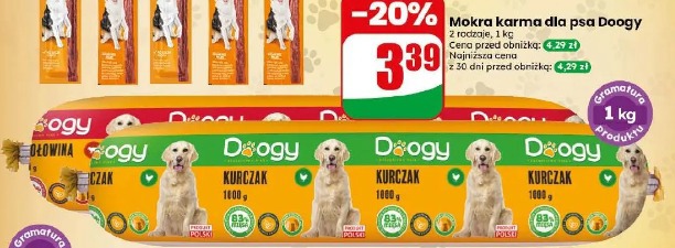 Mokra karma dla psa Doogy