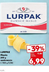Lurpak Duńskie masło klasyczne