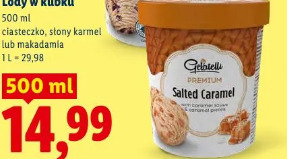 Gelatelli Lody w kubku Salted Caramel