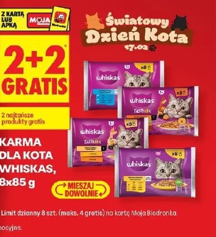 Whiskas karma dla kota 8x85 g