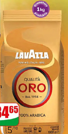 Kawa ziarnista Qualita Oro LavAzza