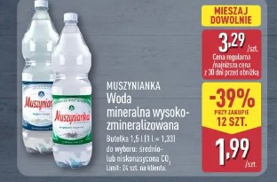 Muszynianka Woda mineralna wysokozmineralizowana
