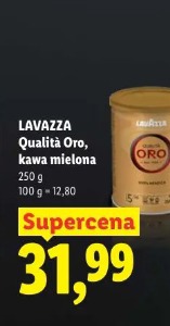 Lavazza Qualità Oro, kawa mielona