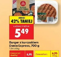 Burger z kurczakiem Dania Express