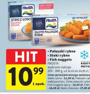 Paluszki rybne Steki rybne Fish nuggets FROSTA