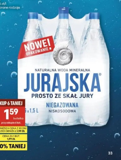 Woda mineralna Jurajska