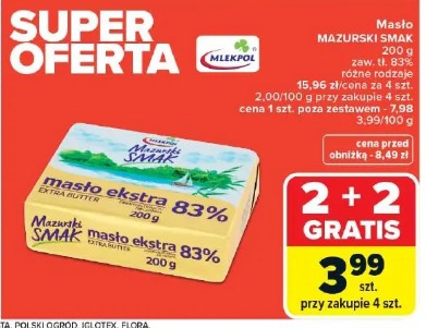 Masło MAZURSKI SMAK