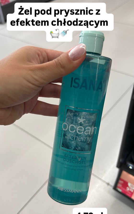 Isana ocean alchemy żel pod prysznic
