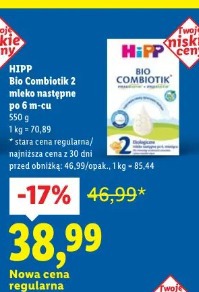 Hipp Bio Combiotik 2 mleko następne po 6 m-cu
