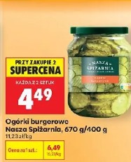 Ogórki burgerowe Nasza Spiżarnia
