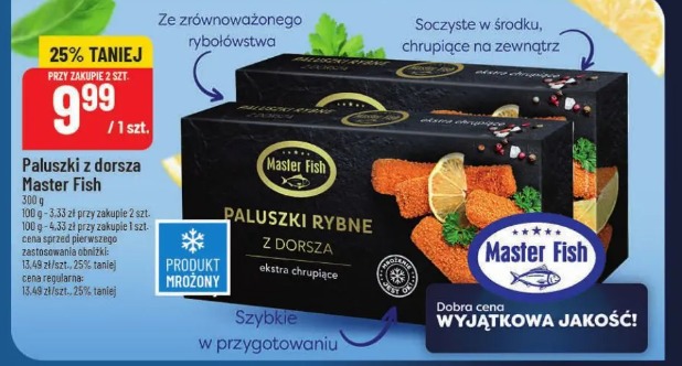 Paluszki z dorsza Master Fish