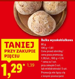 Bułka wysokobiałkowa