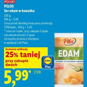 Pilos Ser edam w kawałku