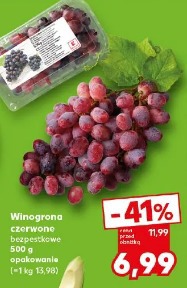 Winogrona czerwone bezpestkowe