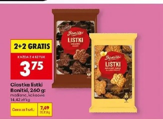 Ciastka listki Bonitki