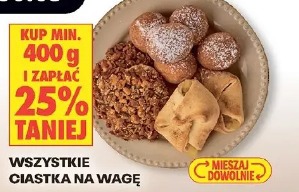 Wszystkie ciastka na wagę