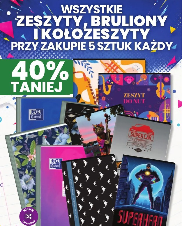 Wszystkie zeszyty, bruliony i kołozeszyty