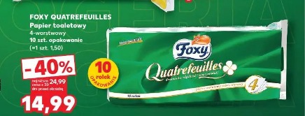 Foxy Quatrefeuilles Papier toaletowy 4-warstwowy