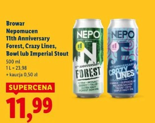 Browar Nepomucen 11th Anniversary Forest, Crazy Lines, Bowl lub Imperial Stout