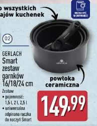 Gerlach Smart zestaw garnków 16/18/24cm