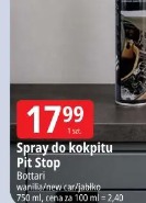 Spray do kokpitu Pit Stop Bottari wanilia/new car/jabłko