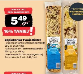Zapiekanka Twoje Bistro z kurczakiem i serem mozzarella