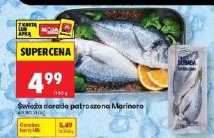 Świeża dorada patroszona Marinero