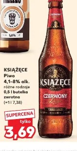 Książęce Piwo 4,1-8% alk.
