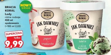 Bracia Koral Lody różne rodzaje